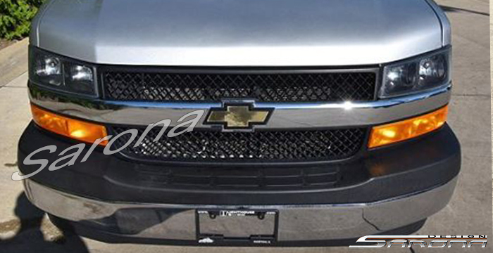 Custom Chevy Express Van  All Styles Grill (2003 - 2024) - $390.00 (Part #CH-028-GR)